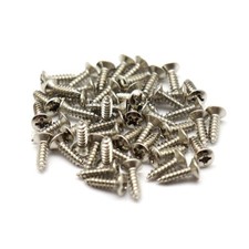 3 12mm Bass Guitar Pickguard Screws Scratch Plate Mounting Screw 30Pcs Silver