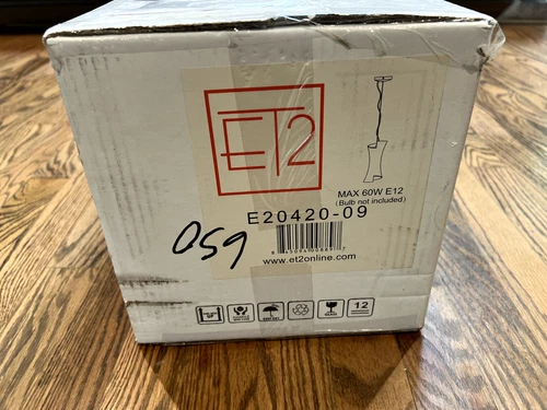 ET2 Contemporary Light E20420-09 Conico Pendant Satin Nickel Same Zaneen Twister - Picture 2 of 3