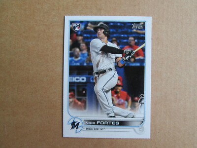 2022  Topps   Nick Fortes   #333   Miami Marlins  RC