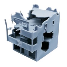 Outland Models Railway Structure Damaged City House with Balcony N Scale