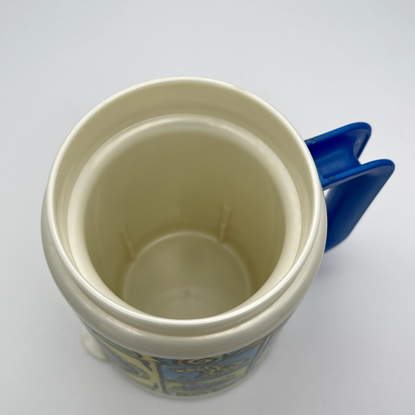 Vintage Whirley 1992 Earth "Reduce Reuse Recycle" Thermo Thermos Travel Mug Cup
