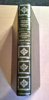 CHARLES DICKENS: MASTER HUMPHREY's CLOCK & EDWIN DROOD, IN LEATHER,  1970