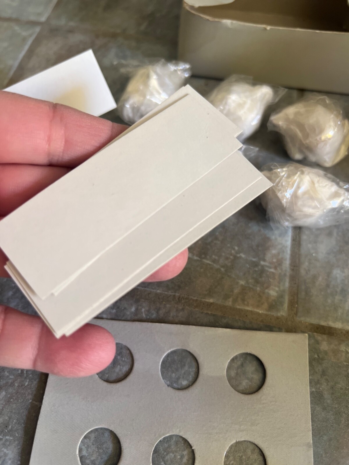 Set of 6 GODINGER Silver Art MINIATURE TEAPOT Place Card Holders with