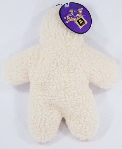 MultiPet 2-Squeaker Fleece Dog Toy Toys Man Ball in Bone Heart in B52 Puppy - Picture 2 of 8