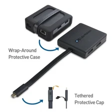 Cable Matters USB C Multiport Adapter (USB C Dock) w/HDMI/DP/VGA USB 2.0