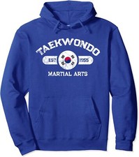 Taekwondo Established 1955 Taekwondo Martial Arts Unisex Hooded Sweatshirt