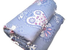 Pottery Barn Kids Blue Multi Colors Chelsea Bloom Pink Polka Dot Twin Quilt New