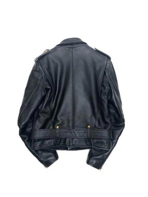 VANSON C2 Leather Double Riders Jacket Men Size 38 Color Black | eBay