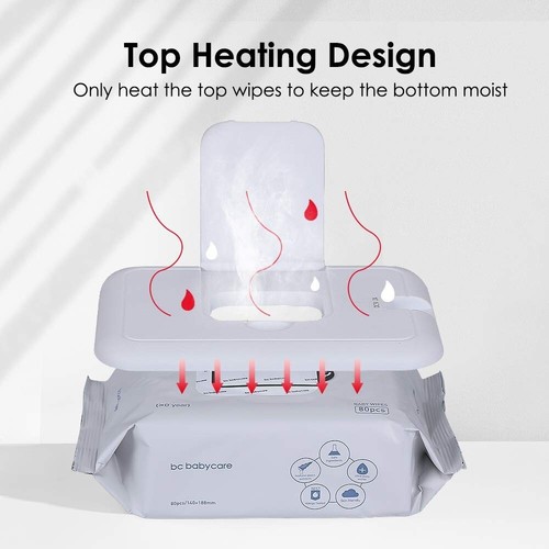 Portable Wipe Warmer -Safe Wet Wipes Dispenser,Wipes Warmer Rechargeable - Picture 2 of 9