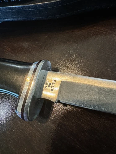 Buck 118 Vintage 1971-1986 Pre Date Code Near Mint With Box - Picture 2 of 6