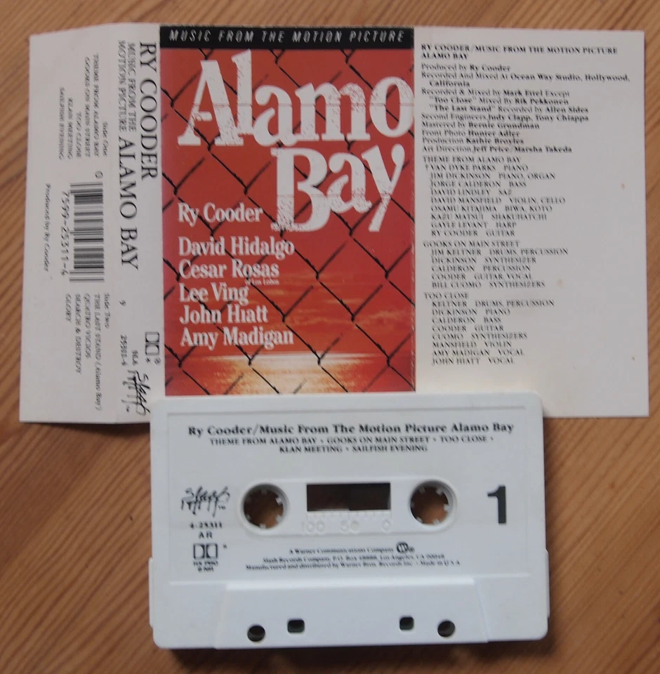RY COODER - ALAMO BAY (SLASH 9253114) 1985 USA CASSETTE TAPE SOUNDTRACK BLUES - Image 2 of 3