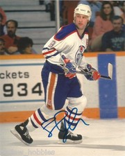 Edmonton Oilers Shayne Corson Signed Autographed 8x10 Photo COA B