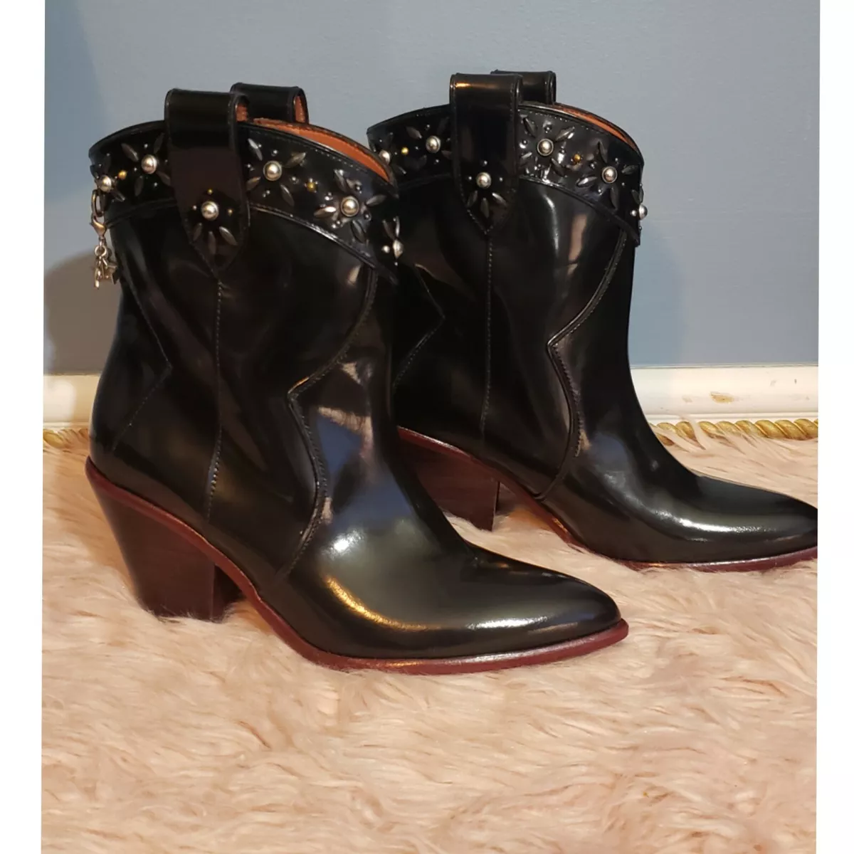 Coach cowboy boots hotsell