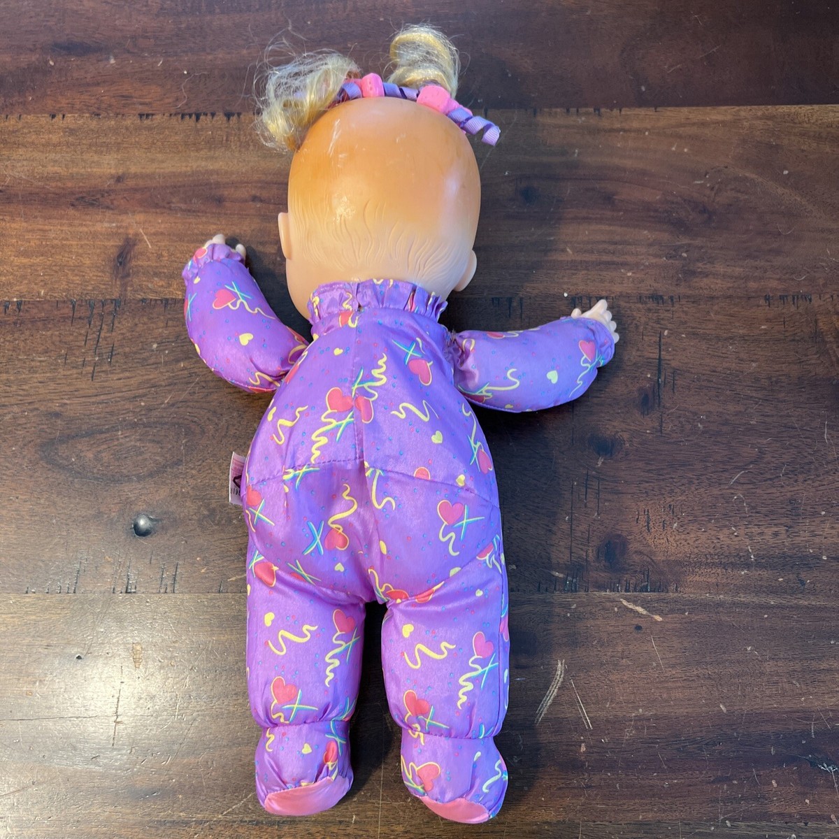 Vintage 1995 Baby Headstand Surprise 14” Doll! Toy Biz Weighted