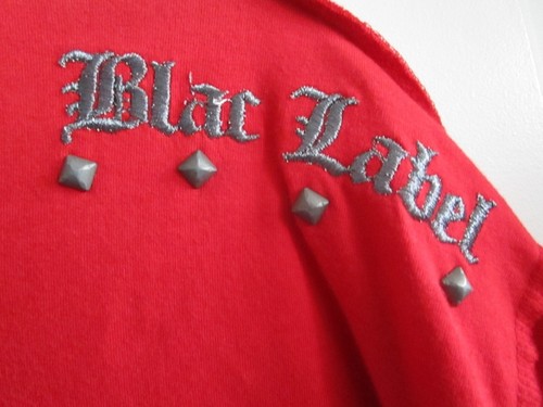 Camiseta roja punk verdaderamente maldita BLAC LABEL para hombre talla 2XL - Imagen 5 de 21