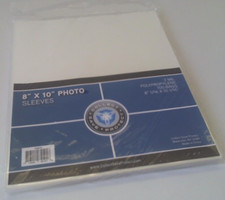 100 CSP 8x10 Photo Sleeves Protector NIP New 8 1/16" x 10 1/16" 2 Mil