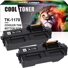 2x Black Toner Cartridge for Kyocera TK1170 Ecosys M2040dn M2540dw M2640idw