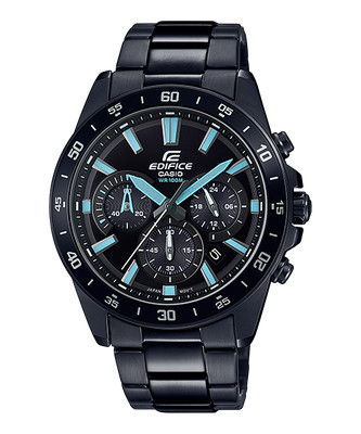 Casio EDIFICE Black Stainless Steel Band Black Ion Plated Case EFV-570DC-1A