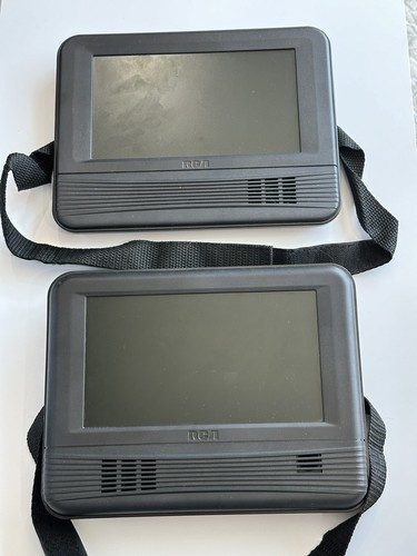RCA Mobile DVD CD System 7” Dual Screens DRC69705E22 Tested Works-no Remote! Box - Picture 2 of 9