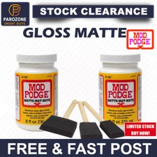 Modge Podge Gloss Matte Finish Glue Adhesive Sealer Decoupage Craft Non Toxic