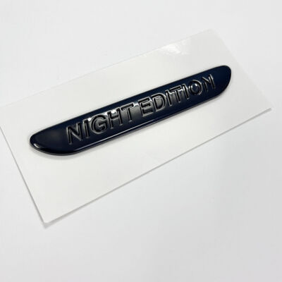 1 Stücke Schwarz Abzeichen Aufkleber Embleme NIGHT EDITION neu