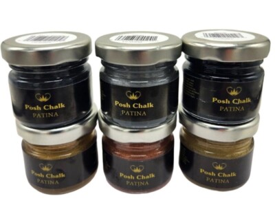 Posh Chalk Patina Oil Based Gilding Wax 30 ml / 1 oz - All Colors - You Choose