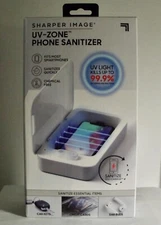 Sharper Image UV-Zone Phone Sanitizer 2020 - Fits Most Smart Phones