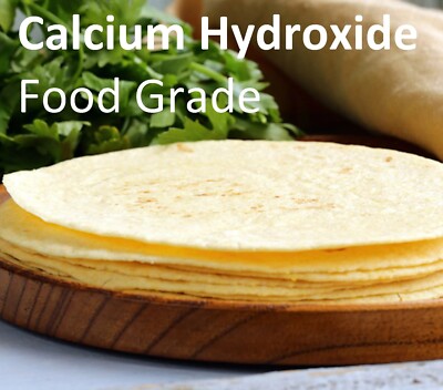 Calciumhydroxid 1 kg Lebensmittelqualität gelöschter Beizkalk Backpulver Alternative
