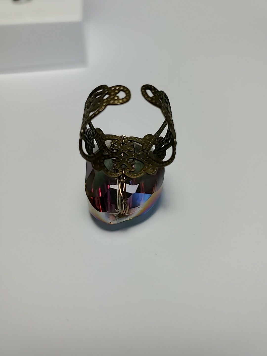 Antique Multiple Colored Earrings / Ring Fashion … - image 6