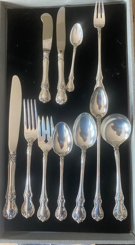 TOWLE OLD MASTER STERLING SILVER 10 SETTING 4 PIECES PER SETTING ...