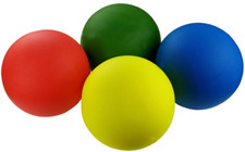 Kids Sports Fun Play Soft Foam Sponge Balls 7cm Various Colours