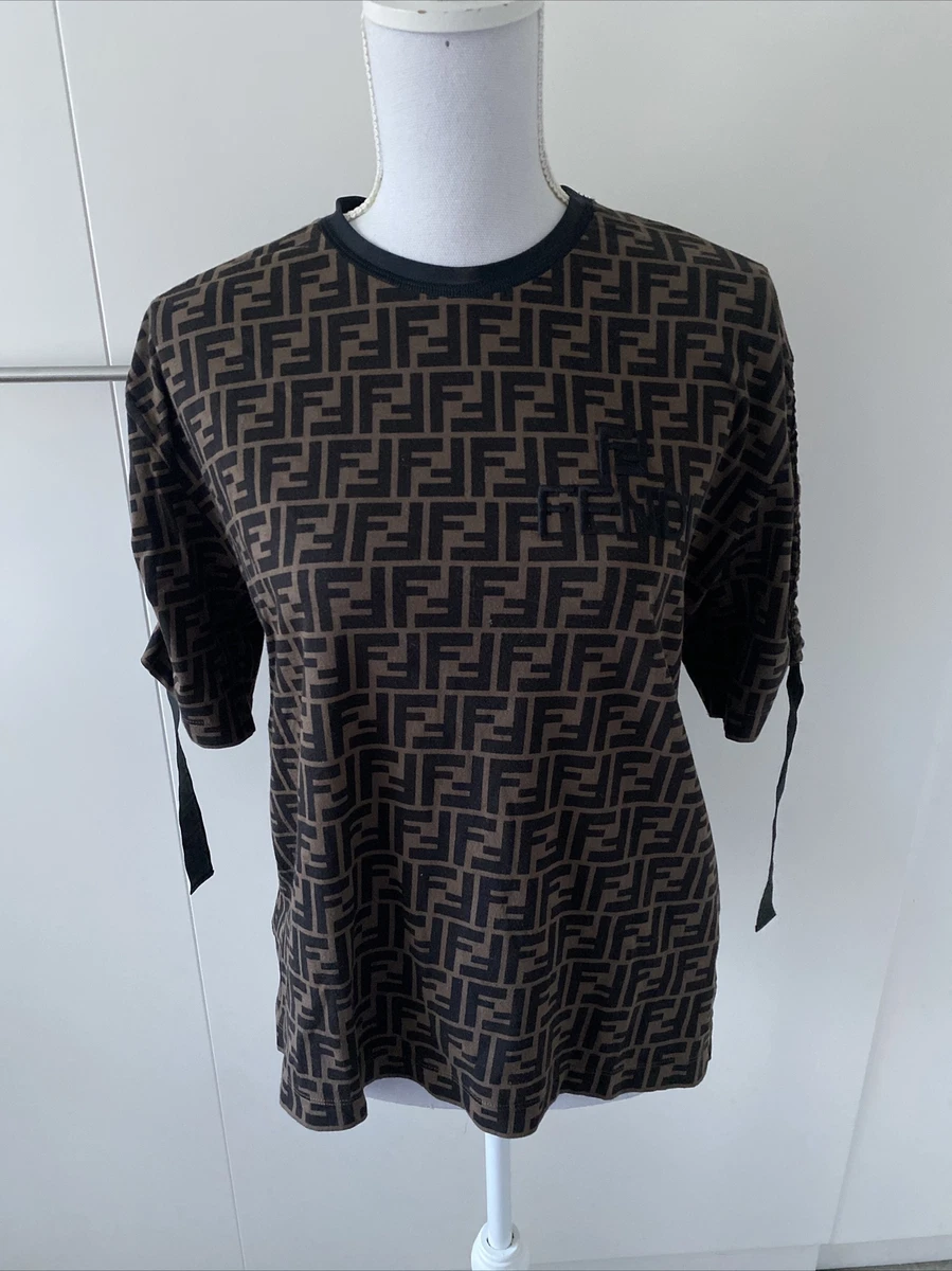 Fendi Logo T-shirt Size S NEW | eBay
