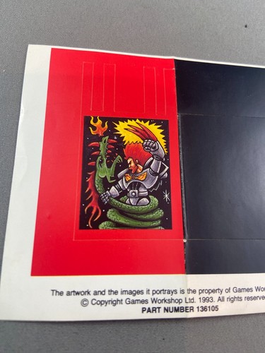 1993 Space Wolves Dreadnought Bjorn the Fell Handed Banner Marines Warhammer 40k - Picture 3 of 3