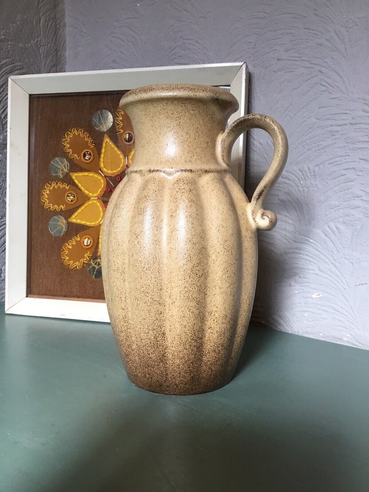Vintage Mid Century 60s Large VaseKermik ScheurichWest German 49226