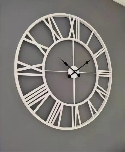Large Outdoor Garden Wall Clock Big Roman Numerals Giant Open Face 40 60 78 CM - Picture 2 of 7