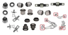 Rear Control Trailing Arm Knuckle Bushings for HONDA CIVIC VIII Saloon (FD, FA)