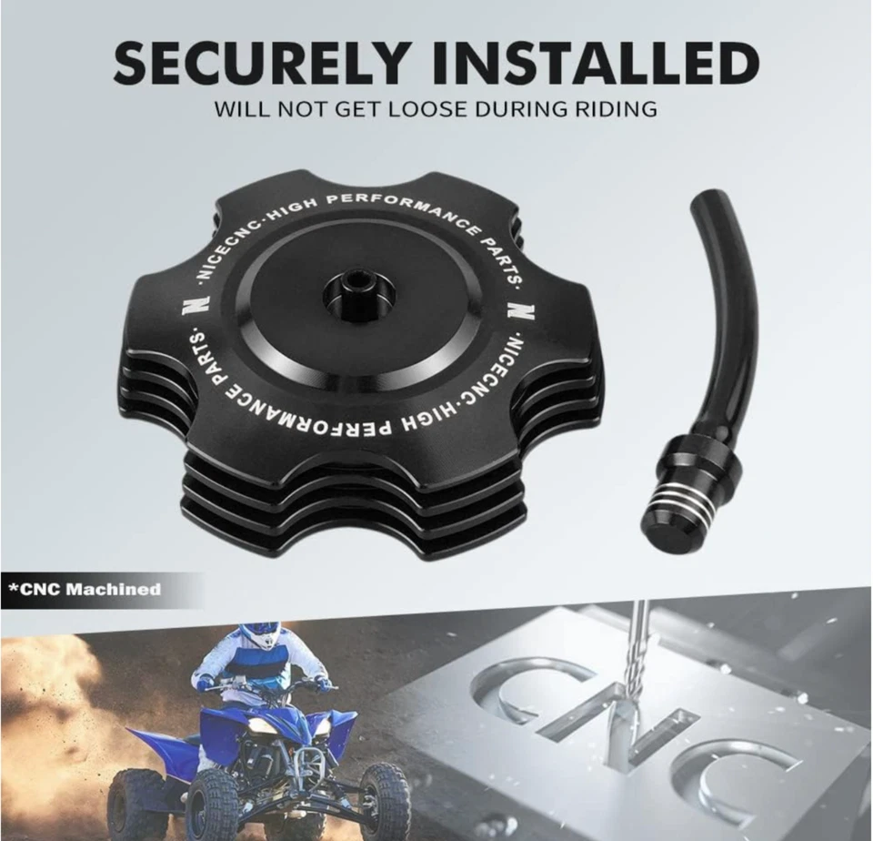 Tapa de gasolina Yamaha Raptor YFM 700 YFM700 2006-2025 ATV tapa del tanque de gasolina negro  Foto 4 de 4