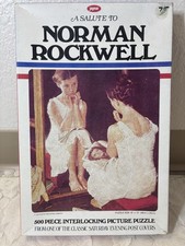 Vintage Norman Rockwell, Classic Saturday Evening Post cover 500 Pieces Puzzle.