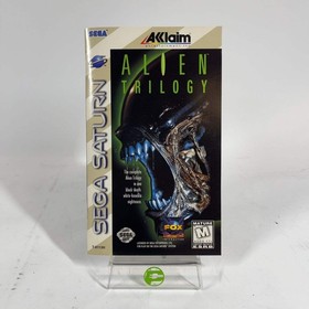 Alien Trilogy (Sega Saturn, 1996) CIB with Registration Card