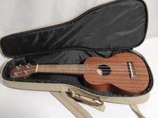 The Waikiki Ukulele Company Honolulu Hawaii Mahogany S11 Ohana Carry Case Bag