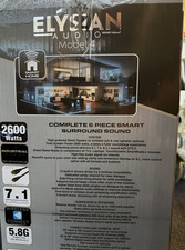 Elysian Audio Model 4 7.1 DTS:X Wireless Home Theater System 2600W HDMI