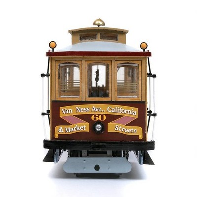 OcCre Cable Car San Francisco Tram 1:24 Holzbausatz   Straßenbahn Modellbau Set