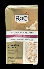 RoC Retinol Line Smoothing Night Serum, 30 capsules - Brand NEW