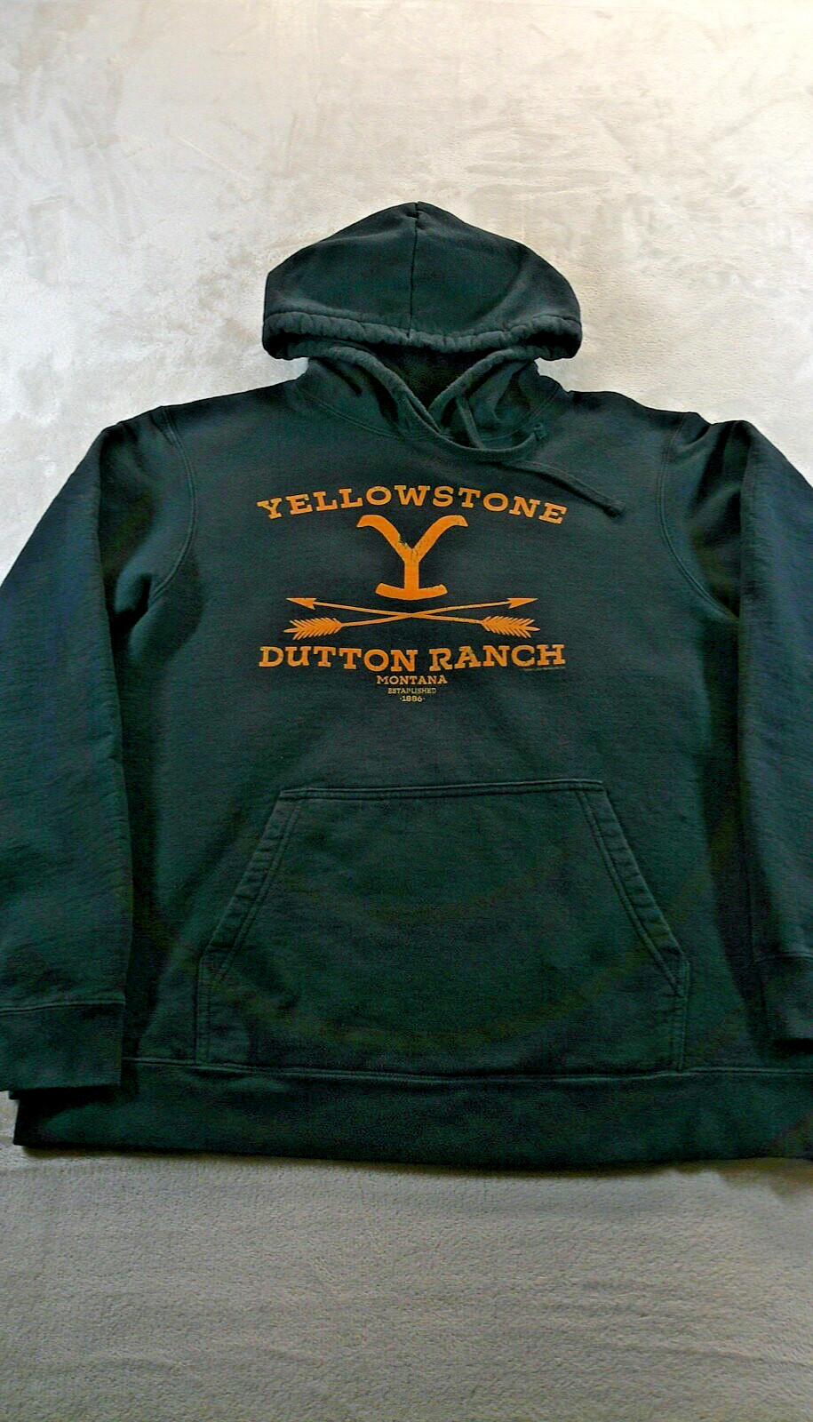 Yellowstone Jacket Large Pullover Hoodie Black Lo… - image 1