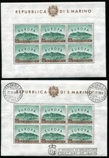 SAN MARINO 1961 700KB ** MNH + piccolo foglio usato MOLTO BELLO (E8267