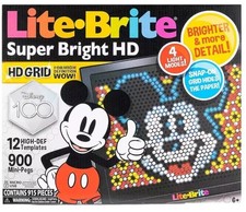 Lite-Brite Disney Super Bright High Def, 100 Years of Wonder Open Box