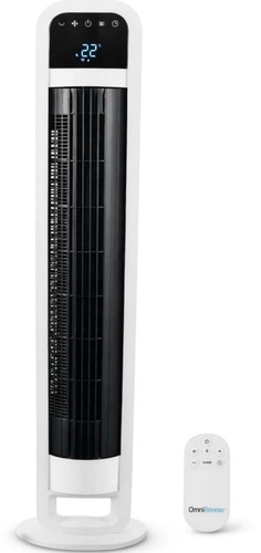 OmniBreeze 38" Tower Fan with remote 5 speeds, 4 breeze modes, wide-angle oscill