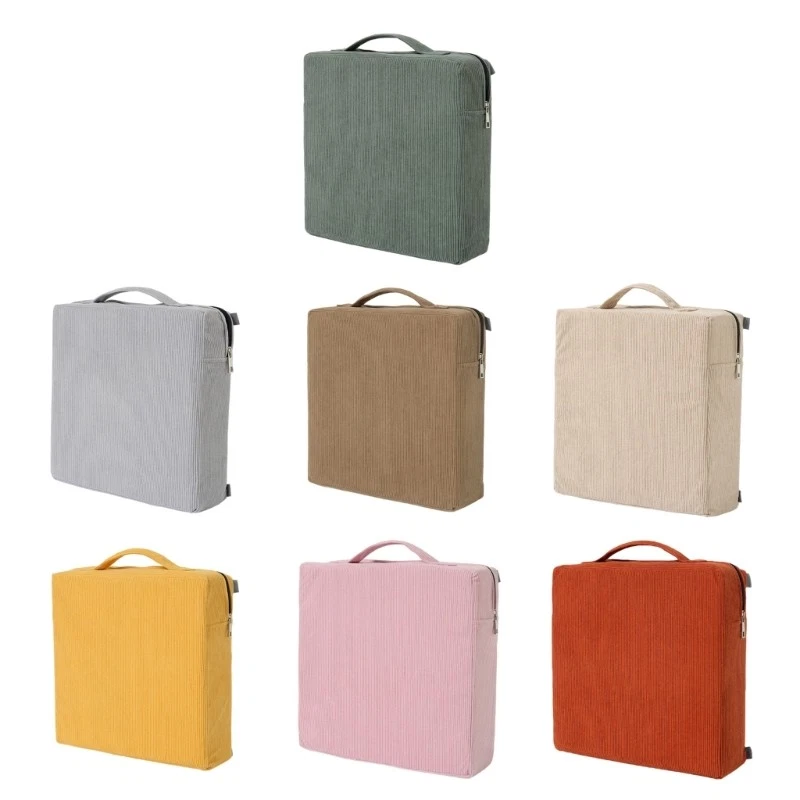 Child Kids Booster Seat with Fixing Straps Anti-Slip Bottom Heightening Cushion