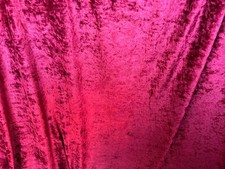 Burgundy wrinkle Velvet Fabric By the Yard 60" W