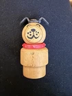 FISHER PRICE VINTAGE LITTLE PEOPLE TAN BROWN LUCKY DOG RED COLLAR RARE WOOD